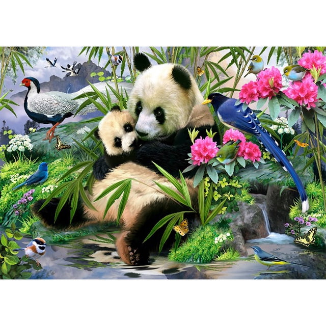 Taladro Pintura Diamante (DE3236) 5D DIY Completo Animales Lindos Kit de Manualidades de Punto de Cruz (14) 50x70cm Hugtrwg Para estrenar