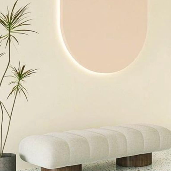 Tnarru Waterproof self-adhesive linen wallpaper for baby rooms Off White