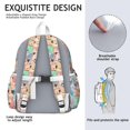 thumbnail image 5 of Cartoon Dog Backpack for School,Cute School Bag,Schoolbag with Adjustable Shoulder Straps & Padded Back,13.4"x11"x4.7", 5 of 6