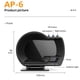 thumbnail image 4 of Pantalla OBD+el auto GPS hacia arriba, OBDⅱ+GPS Smart Smart Definition Velocía de Diagnnostico Terrela de Diagnnosia OBD Código de Falla Obd Alarma de Falla de Exceso de Velocidad, 4 of 7