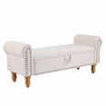 thumbnail image 6 of 51.5'' Storage Ottoman Bench, Upholstered Storage Benches for Bedroom, End of Bed Storage Bench, Window Benches for Foot of Bed, 6 of 9