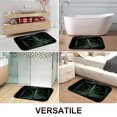 thumbnail image 3 of 1pc Green Creature Behind Bars Absorbent Non-Slip Bathroom Thickened Flannel Rug Decor,Soft,Quick Drying,Suitable For Indoor/outdoor Use,Bathrooms,Bedrooms,Kitchens,Terrace,Laundry Rooms,16"x24", 3 of 9