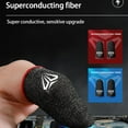 thumbnail image 2 of 2X Mobile Game Fingertip Gloves For Gamer Sweatproof Anti-slip 2024 W2H9, 2 of 8