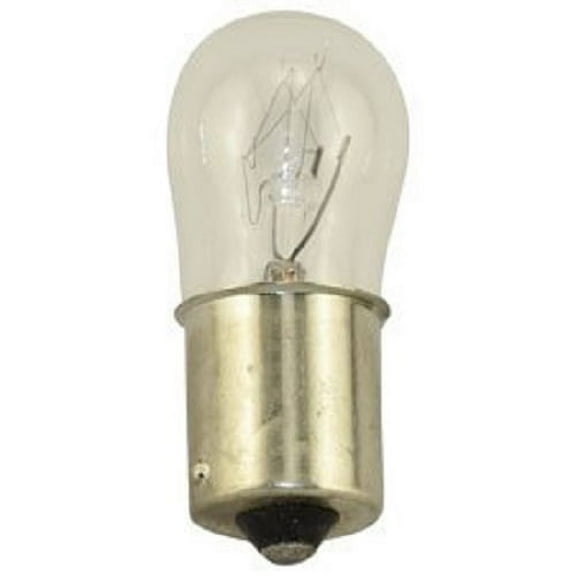 CEC Industries #6S6 SC 120V Bulbs, 120 V, 6 W, BA15s Base, S-6 shape (Box of 10)