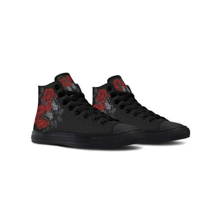 

Printed Couple High-top Canvas Shoes