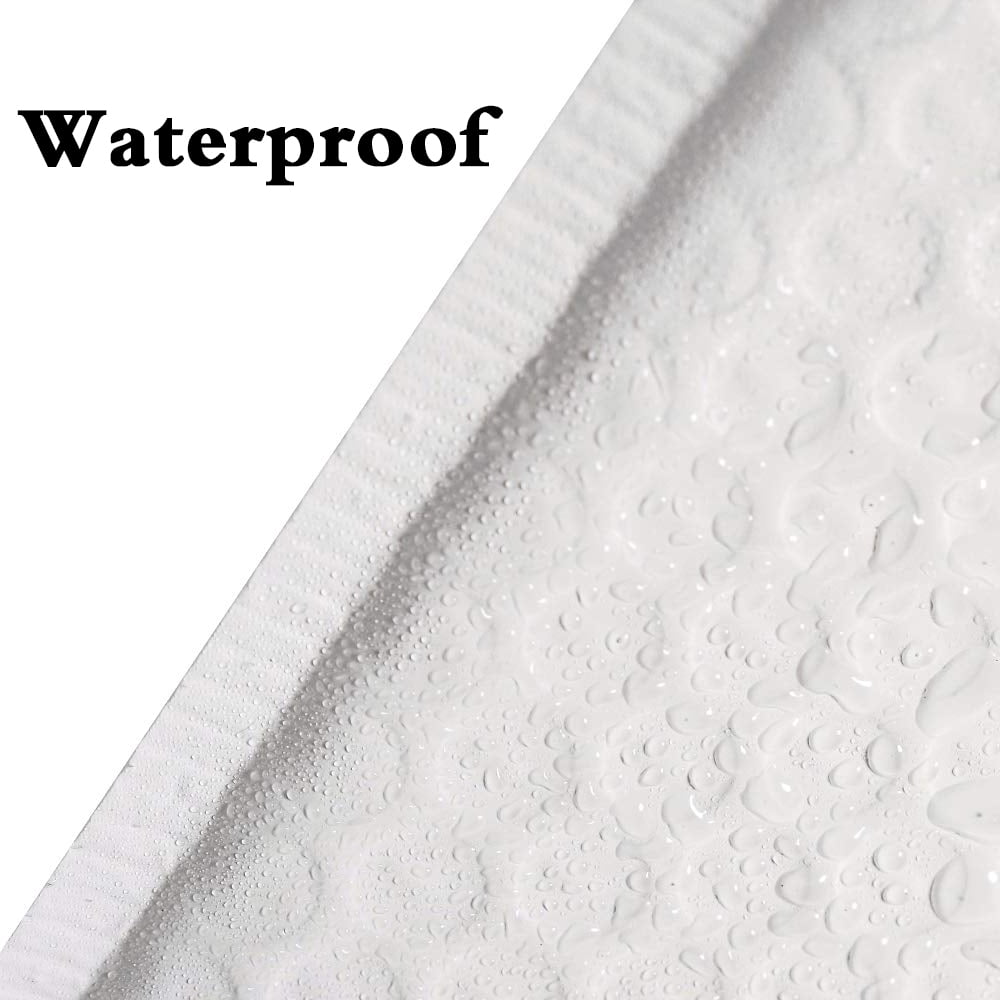 25/50/100Pc Poly Bubble Mailers Shipping Padded Envelopes Self Seal White All Size