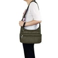 thumbnail image 2 of VOLGANIK ROCK RFID Monederos para Mujer Tela Nylon Multi Bolsillo Bandolera Bolso de Viaje para Mujer, 2 of 5