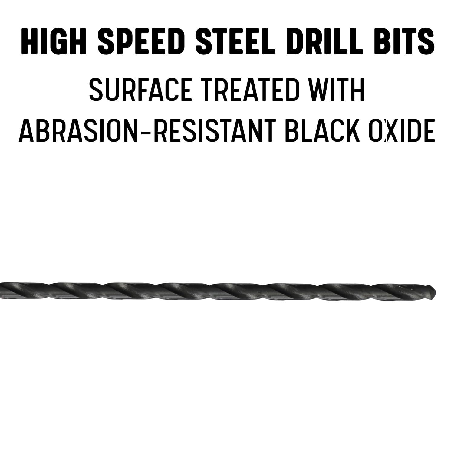 Drill America 7/16" x 18" High Speed Steel Extra Long Drill Bit, DWDDL Series