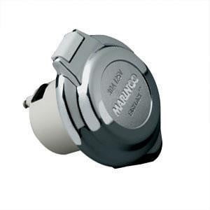 Réceptacle Maro 304EL-BRV pour Usage Extérieur/intérieur; Forme Contour; Puissance 125 Volts/30 Ampères; Interrupteur de Défaut Sans Sol; Réceptacle Unique; Blanc