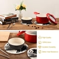 thumbnail image 6 of SKYSONIC Wash Painting Panda Pot Holders Trivets, 2 Pcs Heat Resistant Trivets,Cute Animal Summer Cotton Thread Weave Mats for Hot Pads Pans Pot Bowl Teapot for Kitchen Decor, 6 of 7