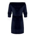 thumbnail image 7 of XIAOCHA Women's Sherpa Robe Hooded Belted Long Sleeve Night Gown, 7 of 7