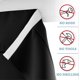 thumbnail image 3 of Black Room Darkening Door Curtains, Thermal Insulated Blackout Blinds for French Door Full Privacy Assured Small Window Shade for Kitchen Patio Glass, 3 of 4