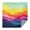 Colorful Tie Dye, variant on Colorful Galaxy Pattern Square Tablecloth,Waterproof Square Table Cover,Wipeable Spillproof Washable Table Cover for Home Kitchen Party Decor 42"X42"(107x107cm)