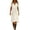 Beige, variant on Tqcoqu Cotton Linen Dresses for Women,Short Sleeve Button V Neck Midi Dresses,Boho Vacation Casual Sundress,Army Green Women's S-XXL