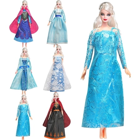 HTCM Frozens Doll Clothes Outfits - Fits 11.5 Inch Barbi Doll Clothes ...