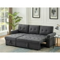 thumbnail image 4 of Home Square 2-Piece Set with Reversible Sleeper Sofa and Coffee Table in Gray, 4 of 14