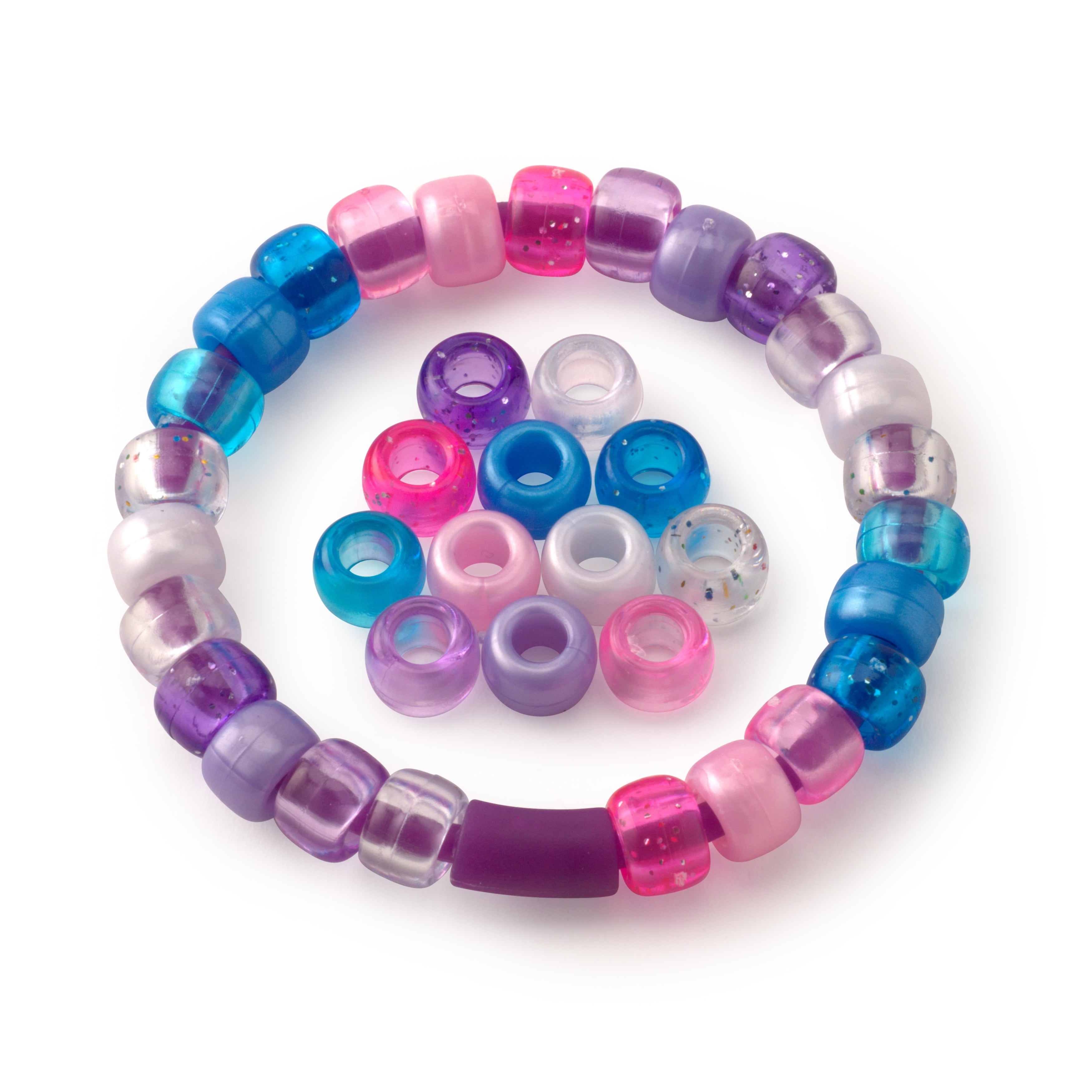 12 Packs: 580 ct. (6,960 total) Unicorn Mix Pony Beads by Creatology - 6mm x 9mm