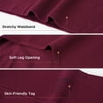 thumbnail image 5 of INNERSY Women's Cotton High Waisted Briefs 5-Pack Postpartum Full Coverage Underwear(L,Vintage), 5 of 7