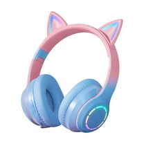 Bluetooth Headset, Wireless Headset with Noise Cancelling Microphone & Mic Mute, 55Hrs Working Time On Ear Bluetooth V5.3 Headphones for Cell Phones Laptop Computer