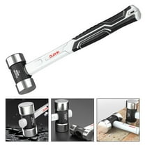 OFFIGAM Durable Multi-Purpose Hammer, Silver, High Carbon Steel, Non-Slip Grip, for Home and Construction