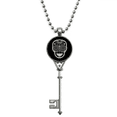 thumbnail image 1 of Negro Blanco Mexico dia de muertos Colgante Collar Vintage Llavero Plata Joyas Unbranded M, 1 of 3