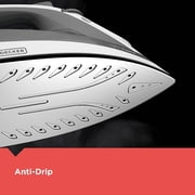 BLACK+DECKER Compact Steam Iron with Anti-Drip & Nonstick Soleplate, IR1020S, Silver/Black