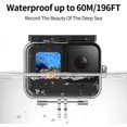 thumbnail image 2 of Waterproof Housing Case for GoPro Hero 9 Black(2020), 196FT/60M Underwater Protective Diving Case Shell with Bracket Mount Accessories for Go Pro Hero9 Action Camera, 2 of 8