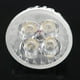 thumbnail image 4 of 3X 4W Dimmable MR16 LED Bombilla / 3200K Blanco Calido LED Focos / 50 Vatios Equivalente Bi Pin GU5.3 Base / 330 Lumen Angulo de Haz de 60 Grados para El Paisaje, Urgente, 4 of 5