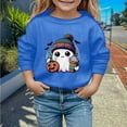 thumbnail image 2 of TIWEKE Chandail à Capuchon pour Filles, Chandails en Molleton à la Mode pour Enfants, Col Rond, Manches Longues Imprimées, Tenue Confortable pour Jouer, Taille 2-3 Ans, 2 of 4