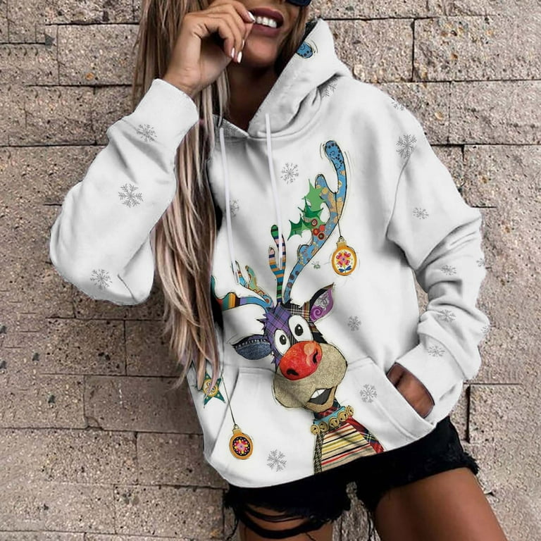 Holiday sweatshirts womens sale