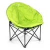 Lucky Bums Moon Camp Kids Adult Indoor Outdoor Comfort Lightweight Durable Chair with Carrying Case, Green, Large