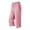Red#women linen capris straight leg, variant on aohooy Bermuda Shorts for Women Drawstring Elastic High Waisted Stripe and Gingham Wide Leg Summer Beach Shorts with Pockets Purple,L