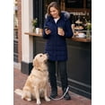thumbnail image 4 of Wantdo Women's Plus Size Jacket Padded Winter Coat Waterproof Winter Jacket Quilted Parka Navy 2XL, 4 of 7