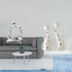 thumbnail image 2 of Estatua Creativa Abstracta De Pareja De Gatos Pensadores, Escultura Artesanal Para Sala De Estar, Comedor, Repisa, Mesa Coleccionable, Decoración, Regalo, 2 of 8