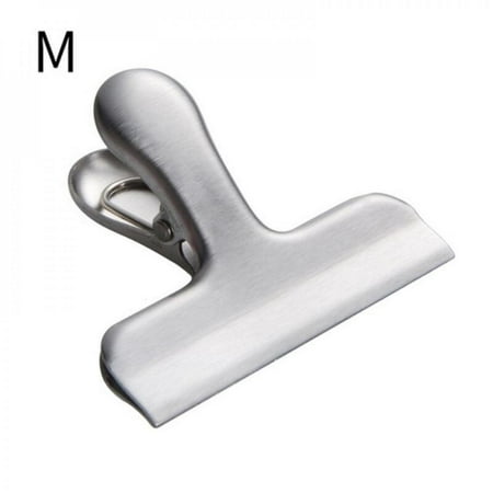 

Promotion！ Snacks Sealed Food Clips Stainless Steel Coffee Beans Storage Bags Travel Kitchen Gadgets