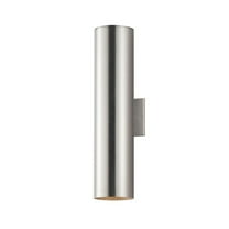 26109AL Maxim Lighting Outpost - 22 Inch 2 Light Outdoor Wall Mount-Brushed Aluminum Finish