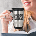 thumbnail image 3 of I Like you but if Zombies Attack I'm tripping you Halloween Travel Mug Travel Coffee Mugs Tea Cups 14 oz, 3 of 4
