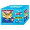 Jackson’s Classic Kettle Potato Chips with Sea Salt, Avocado Oil, Free of Top 9 Allergens, 1 oz, 10 Count