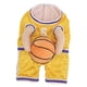 thumbnail image 5 of Disfraz de baloncesto para perro con pelota, ropa de fiesta para cachorros y gatos, regalo para mascotas amarillo, 5 of 9