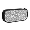 thumbnail image 2 of Vsdgher Snake Print Large Capacity Pencil Case Pouch with Zipper, Portable Aesthetic Big Capacity Pencil Cases Pen Office Travel Stationery Bag, 2 of 8