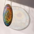 thumbnail image 4 of Hanging Stained Glass for Windows Rainbow Spiral Mosaic - Stained Glass for Windows Rainbow Spiral Mosaic, Festival Gift Ornament, Year-Round Decorative Piece, 4 of 6