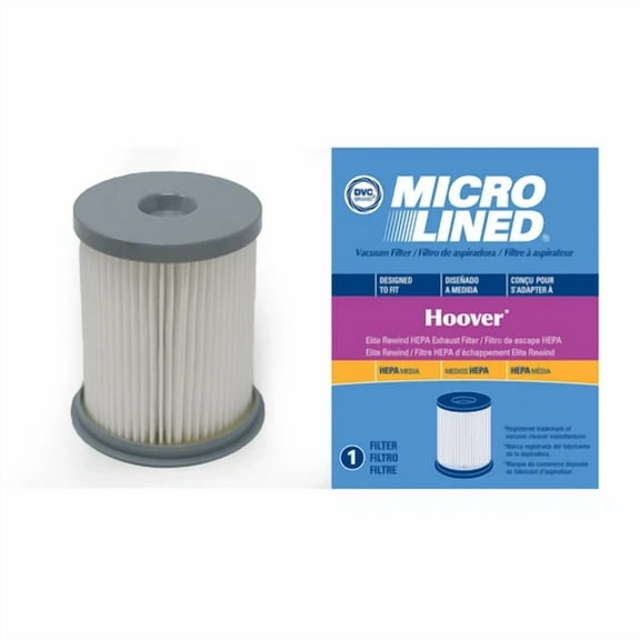 Dvc Micro-Lined Replacement Dust Filter 59157055 Hoover Elite Rewind - 1 Filter