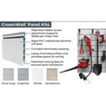 thumbnail image 2 of CrownWall PVC SlatWall Panels Garage Organizer Wall Mount , 8’ x 4’ Dove Grey, 2 of 6