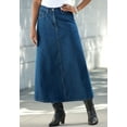 thumbnail image 6 of Roaman's Women's Plus Size Tall Plus Size Easy-Wear A-Line Skirt, 6 of 6