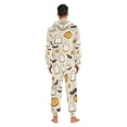 thumbnail image 4 of FORMRS Onesies Pajama for Adults Unisex Hoodie Winter Jumpsuit One Piece Sleepwear, Sizes S-2XL, Halloween Cute Ghosts, 4 of 7