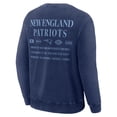 thumbnail image 3 of Men's Fanatics Navy New England Patriots Deep Route Pullover Sweatshirt, 3 of 3