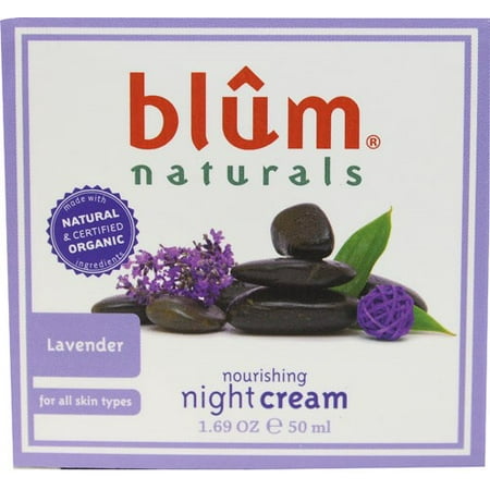 Blum Naturals Nourishing Night Cream, Lavender, 1.69 (Best Nourishing Night Cream)