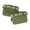 Green, variant on Cowhide Leather Weightlifting Palm Protectors - Durable Hand Grips for Gym, Pull-Ups & Deadlifts - 1 Pair