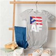 thumbnail image 4 of Puerto Rico Rican Boricua AF Flag Romper Boys or Girls Infant Baby Brisco Brands NB, 4 of 6