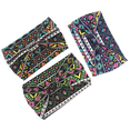 thumbnail image 4 of Banda para el cabello de ala ancha elástica deportiva con estampado a cuadros de estilo europeo y americano, diadema absorbente de sudor, pañuelo para la cabeza de yoga para mujer, 4 of 5